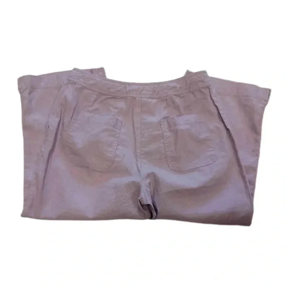 Northern Reflections Linen Blend Lilac  Capri Pants Size 4 - Picture 3 of 10